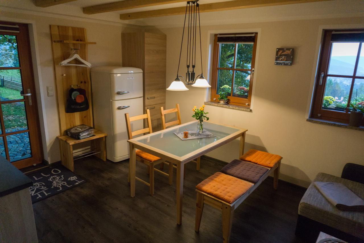 Ferienwohnung Laempelberg Klingenthal Bagian luar foto